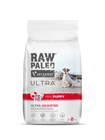 Raw Paleo Ultra Puppy Mini Beef 2kg