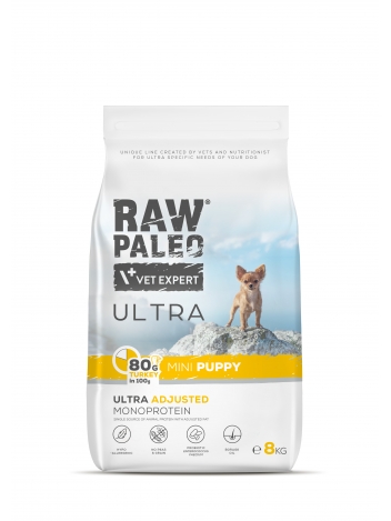 Raw Paleo Ultra Puppy Mini Turkey 8kg