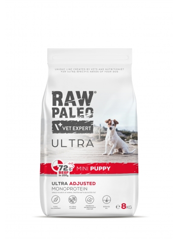 Raw Paleo Ultra Puppy Mini Beef 8kg