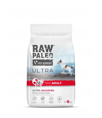 Raw Paleo Ultra Adult Mini Beef 8kg