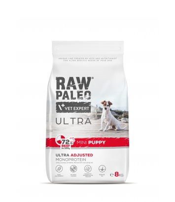 Raw Paleo Ultra Puppy Mini Beef 8kg