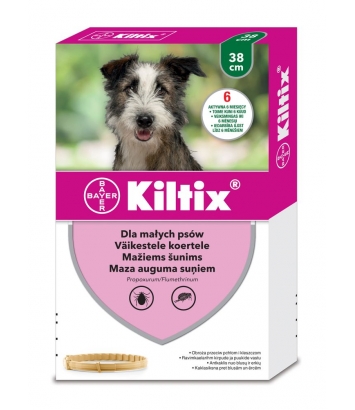Obroża Kiltix - obroża dla małych psów - 38cm