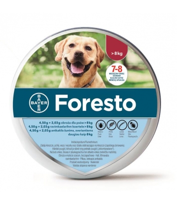 Obroża Foresto - dla średnich i dużych psów - 70cm