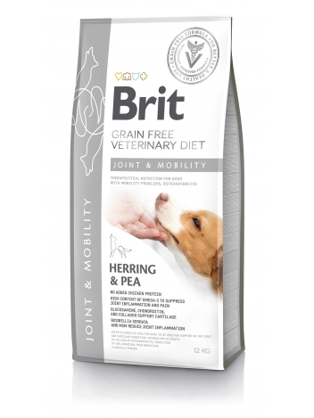 Brit Veterinary Diets Dog GF Joint & Mobility Herring & Pea 12kg