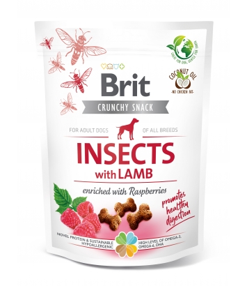 Brit Crunchy Snack Insects with Lamb 200g