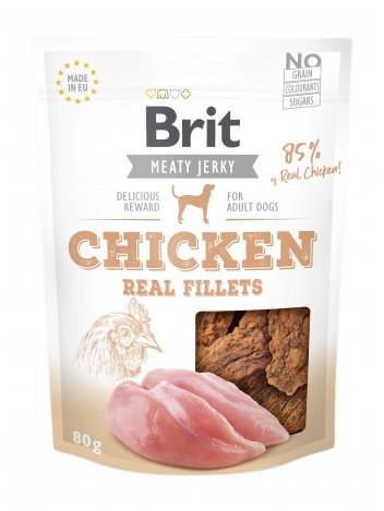Brit Chicken Real Fillets 80g