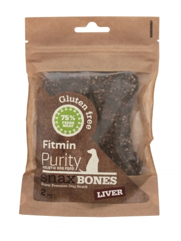 Fitmin Purity Dog Snax Bones Liver 2szt