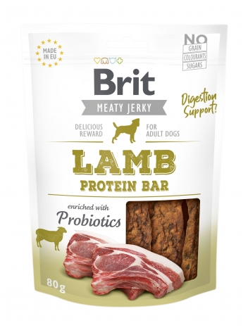 Brit Lamb Protein Bar 80g