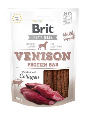 Brit Venison Protein Bar 80g