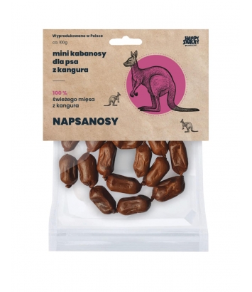 Napsanosy Mini kabanosy z kangura 100g