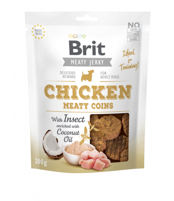 Brit Chicken with Insect Meaty Coins 200g
