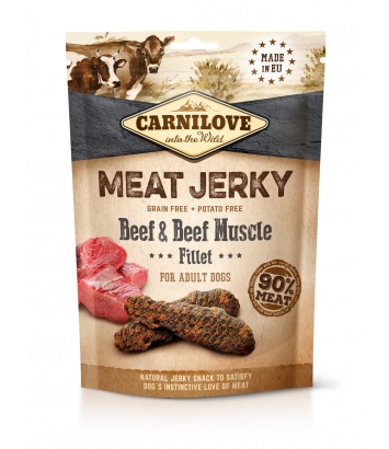 Carnilove Jerky Beef & Beef Muscle Fillet 100g