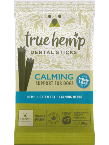 Dental sticks na uspokojenie dla psa True Hemp 100g