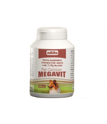 Pet Calcium Megavit - 50 tabletek