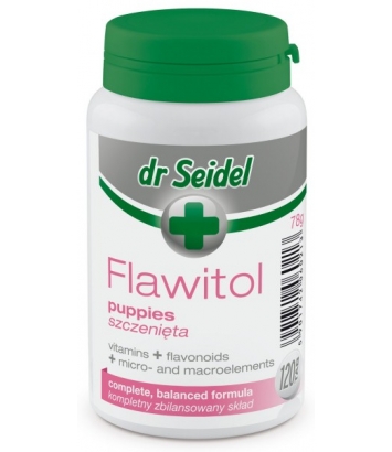 Flawitol dla szczeniąt - 120 tabletek