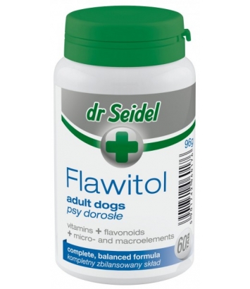 Flawitol dla psów dorosłych - 60 tabletek
