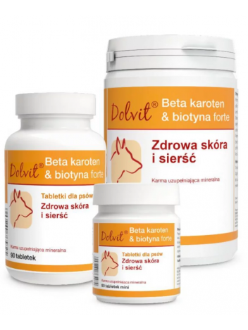 Dolvit Beta karoten & Biotyna Forte 800 g tabletek