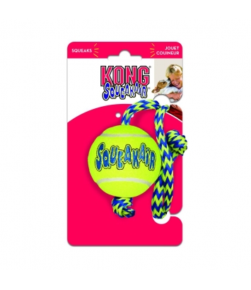 SqueakAir Ball with Rope M Kong