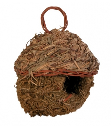 Gniazdo dla ptaków - naturalne materiały - 11cm