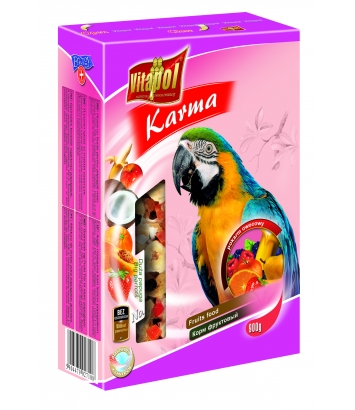 Karma dla dużych papug owocowa - 900g