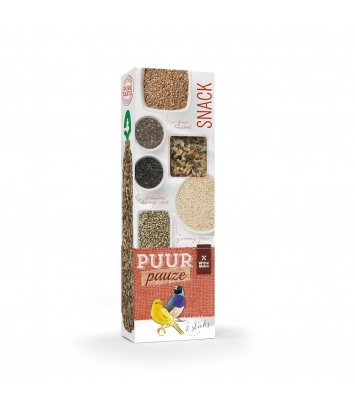 Puur pauze seed sticks ornamental birds with super seed 60g
