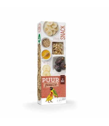 Puur pauze seed sticks lovebird with honey and date 60g