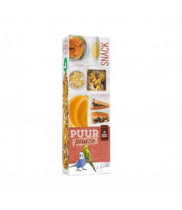 Puur pauze seed sticks budgie with exotic fruit & egg 60g