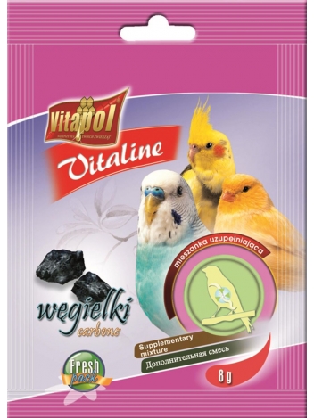 Vitaline węgielki dla ptaków - 8g