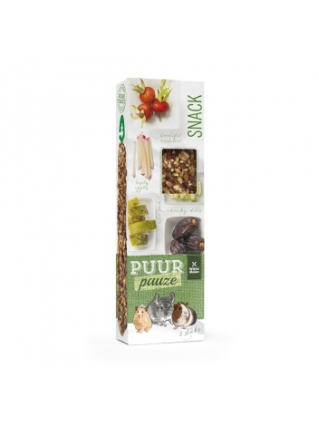Puur pauze sticks european fruits with pear & date 180g