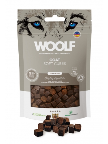 Woolf Soft Cubes Monoprotein Goat 100g